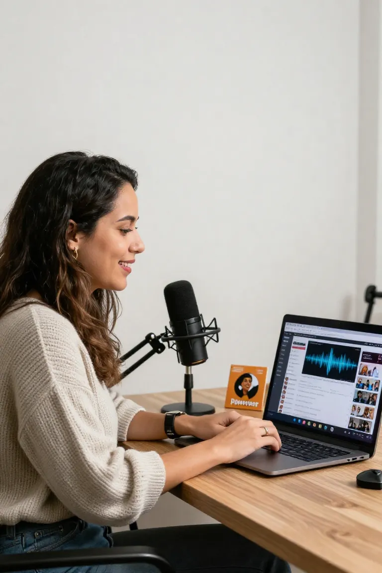Clonar Voz para Podcast com IA - Depois