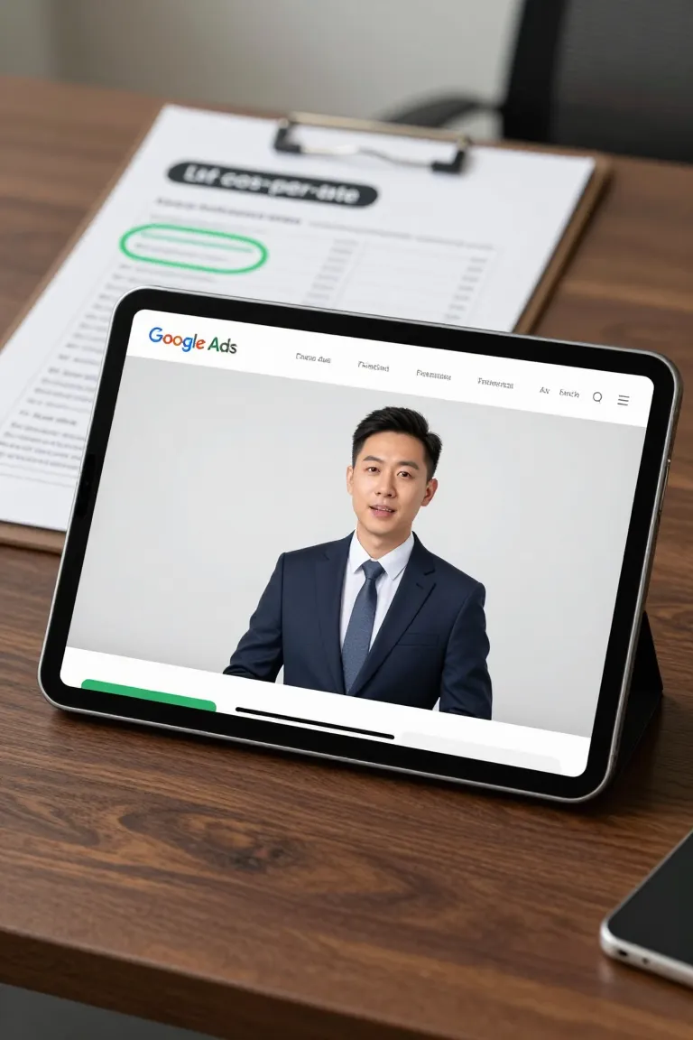 anuncio advogado — exemplo criado na Influenciador IA