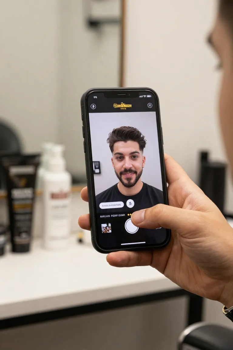 Anúncio de Barbearia: Vídeo com IA - Depois