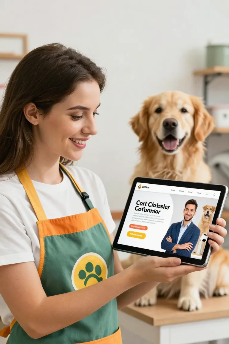 anuncio pet shop — exemplo criado na Influenciador IA