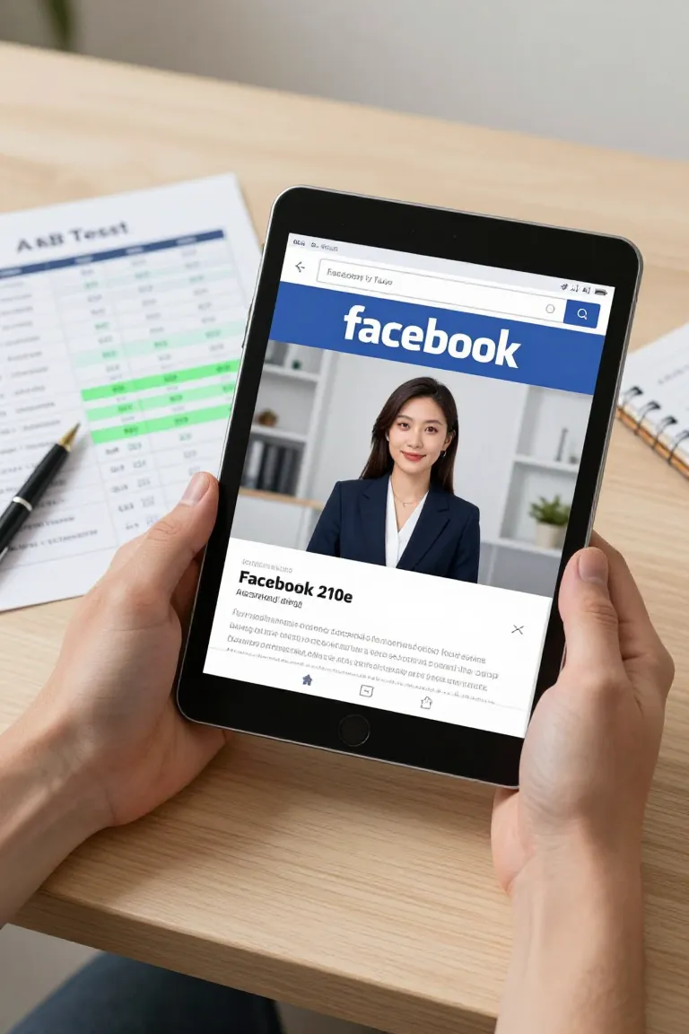 anuncios facebook — exemplo criado na Influenciador IA