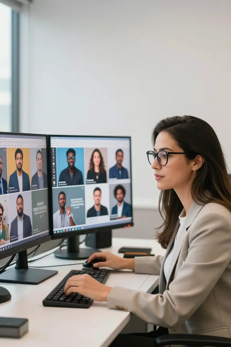 criativos para anuncios — exemplo criado na Influenciador IA