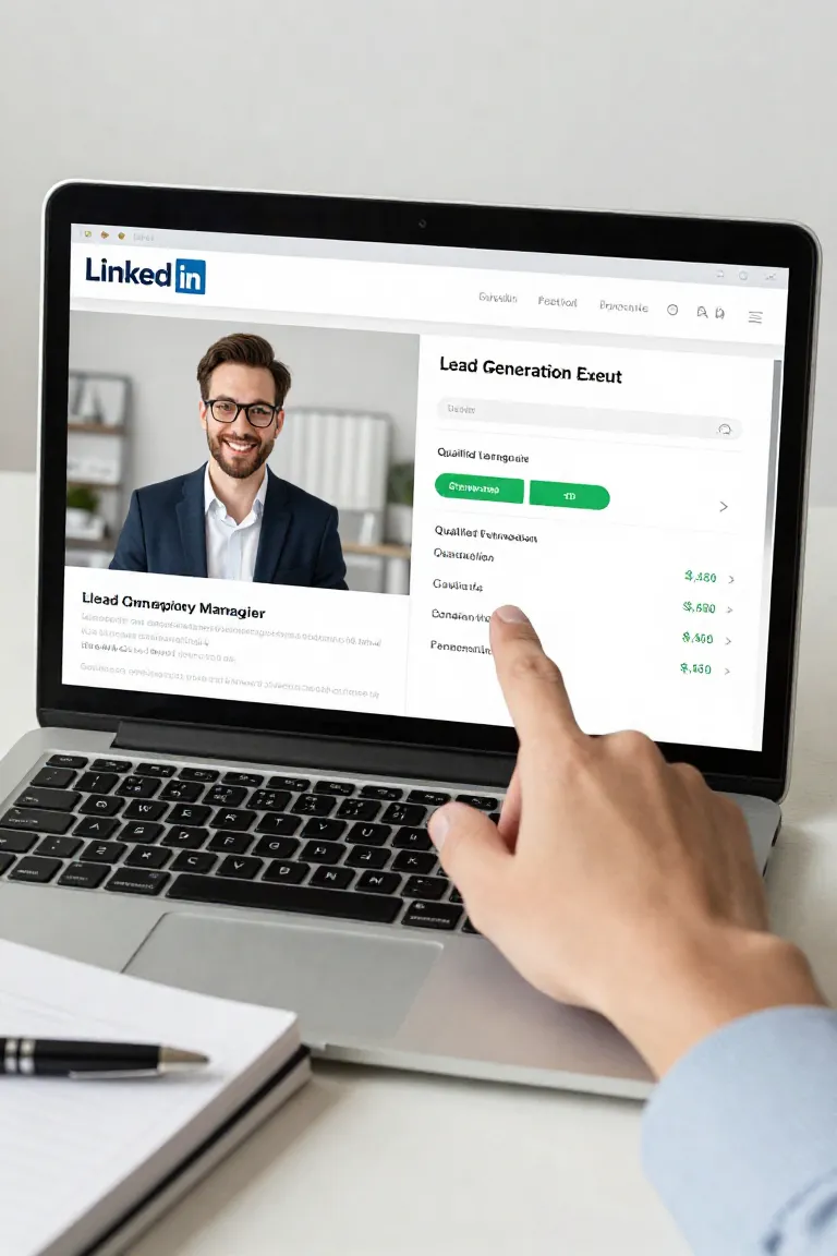 LinkedIn Ads com IA: Leads B2B - Depois