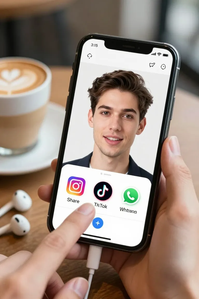 aplicativo para criar avatar falante — exemplo criado na Influenciador IA