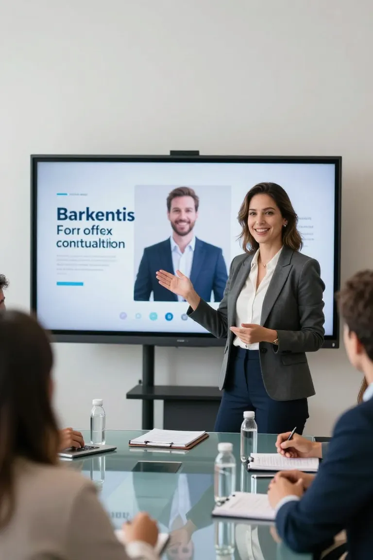 avatar para empresas — exemplo criado na Influenciador IA