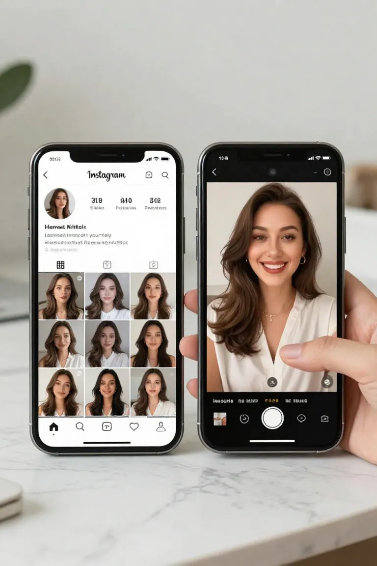 criar avatar para instagram — exemplo criado na Influenciador IA