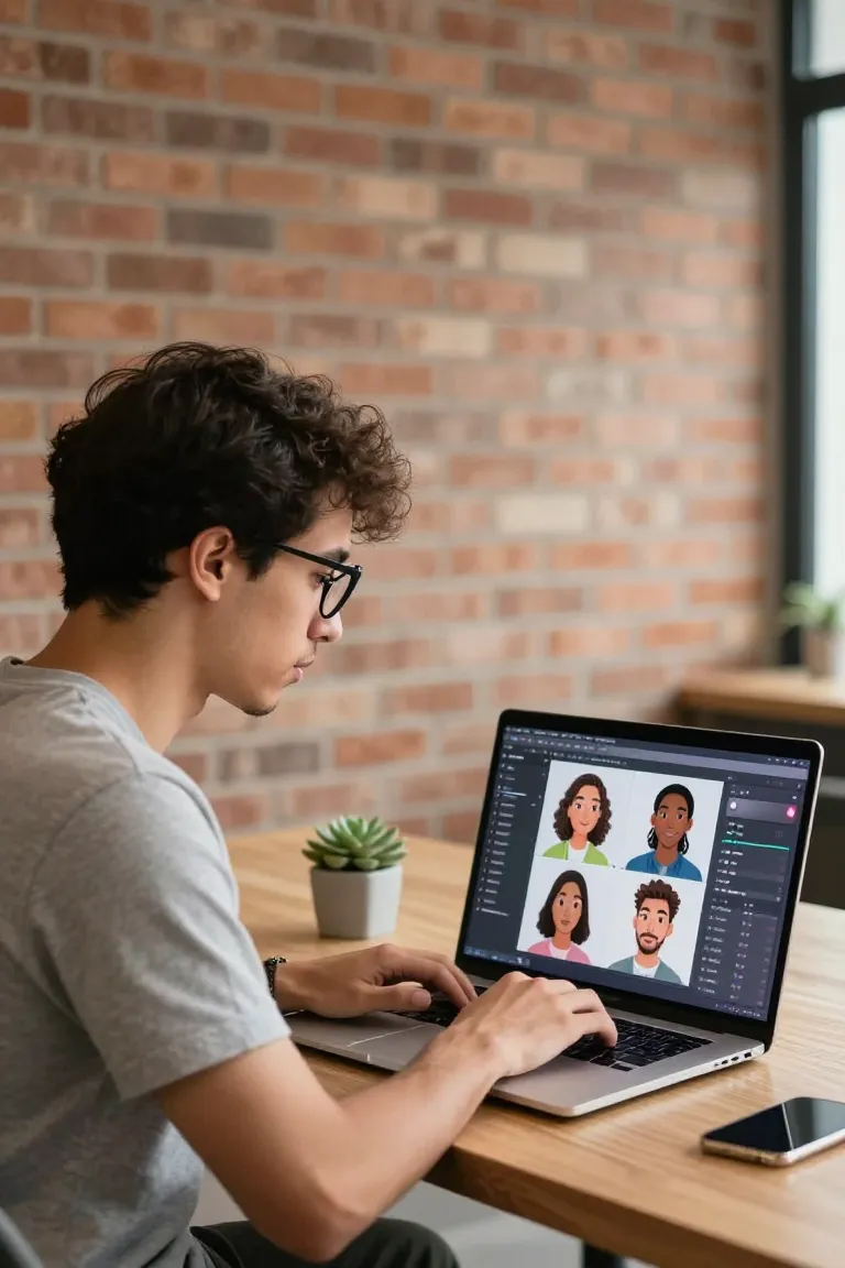 Gerador de Avatar Falante Online - Depois