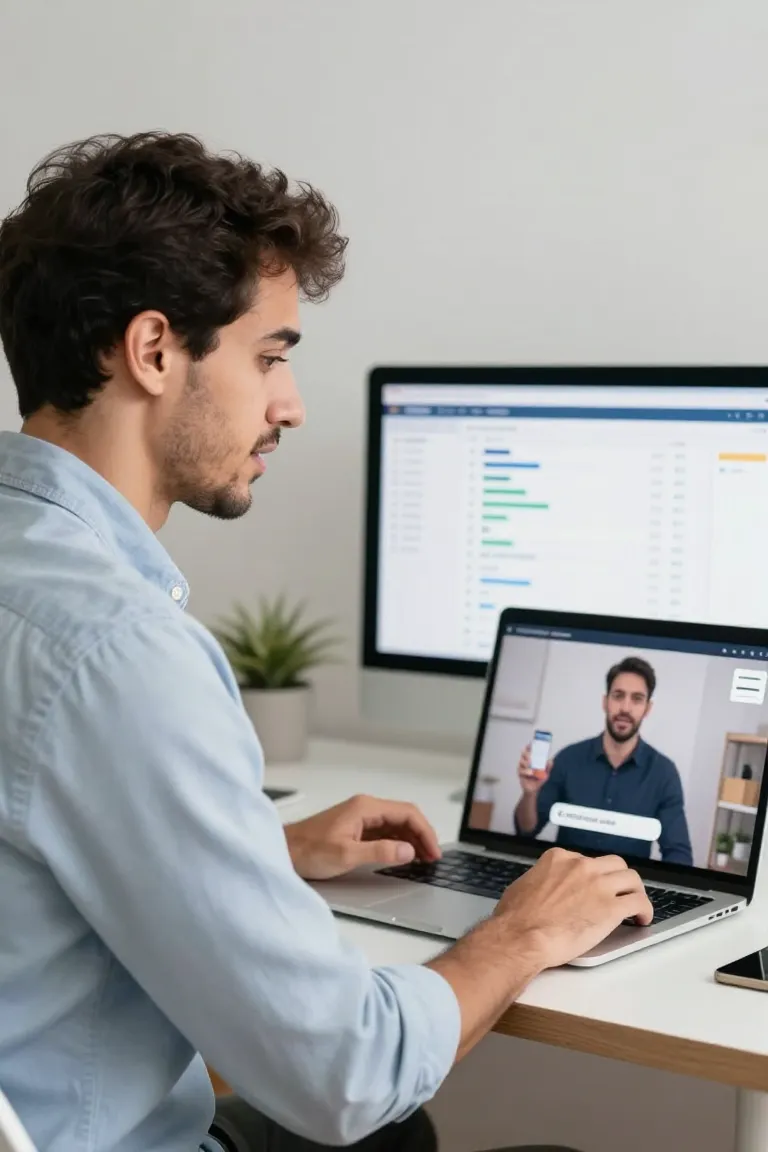 criar video de vendas com ia — exemplo criado na Influenciador IA