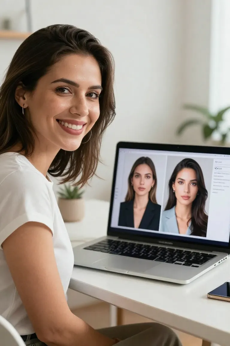 avatar para perfil — exemplo criado na Influenciador IA