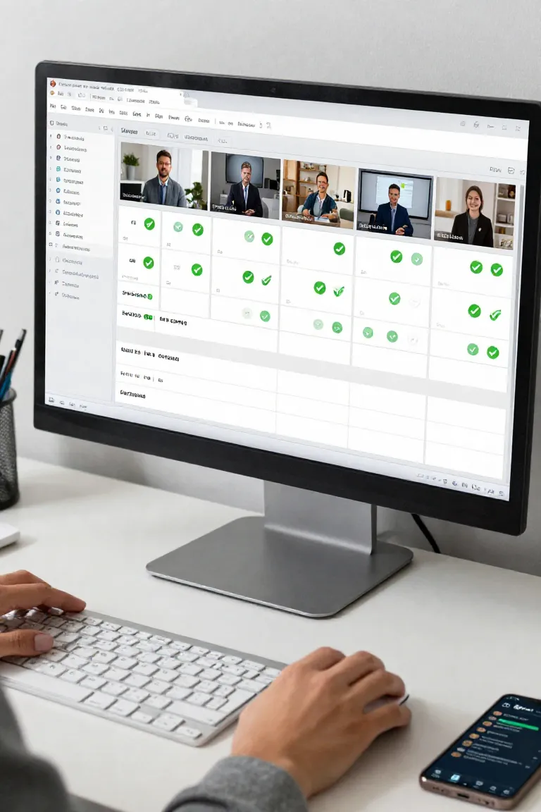 ia para agencia de marketing — exemplo criado na Influenciador IA