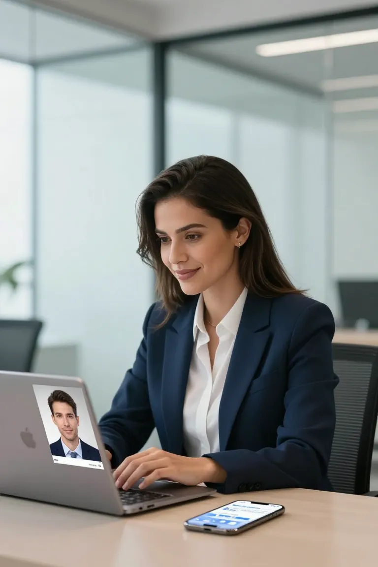 Foto para Perfil de Trabalho com IA - Depois