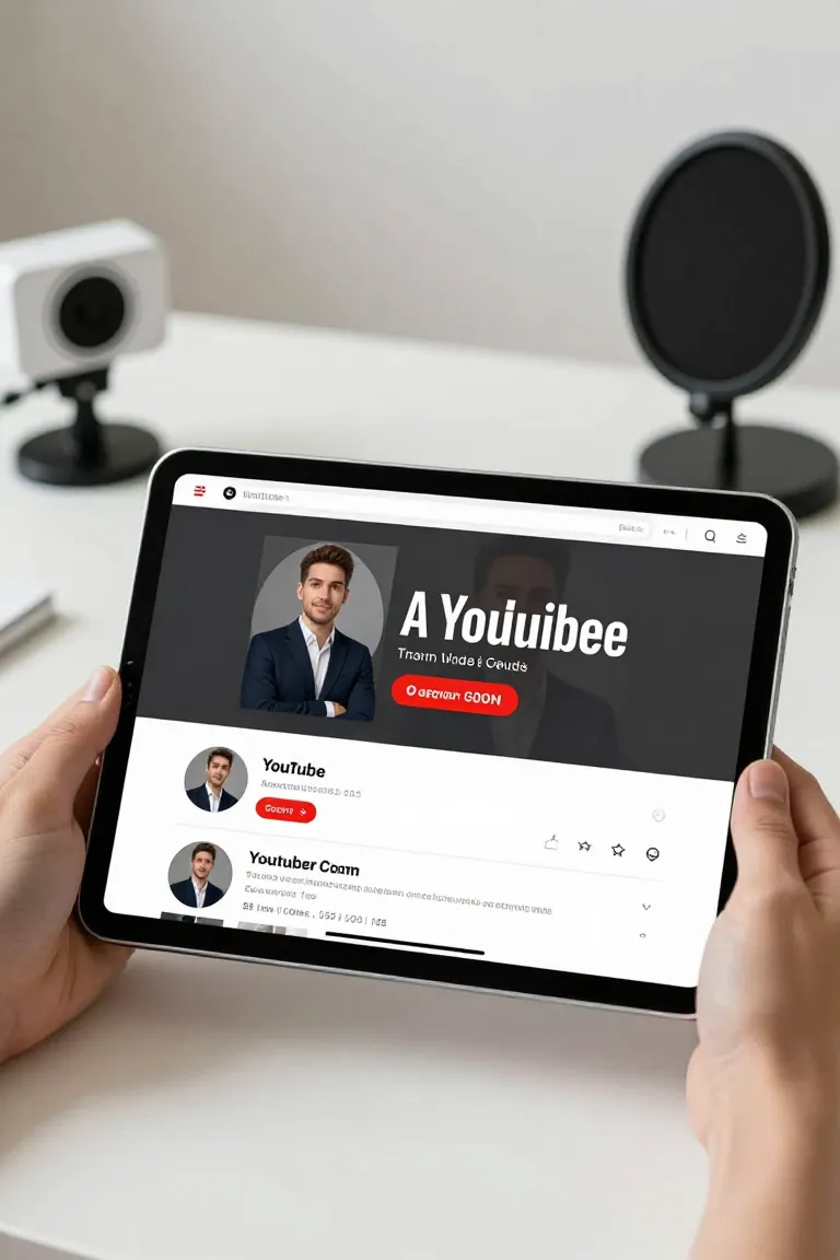 Foto de Perfil para YouTube com IA - Depois