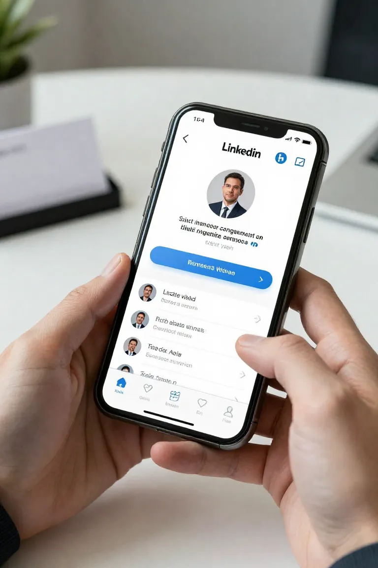 Foto LinkedIn IA: Perfil Executivo - Depois