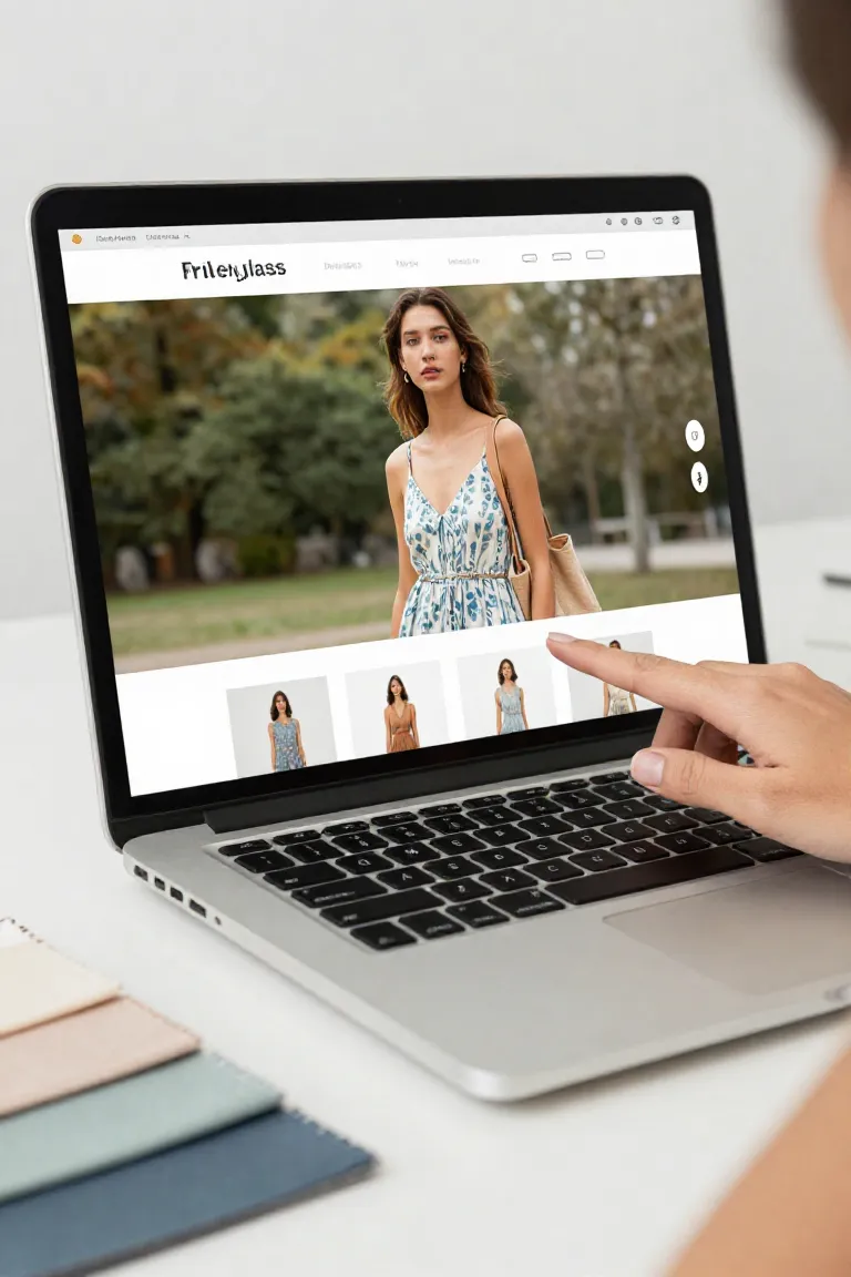 Modelo Virtual IA para Moda e Marcas - Depois