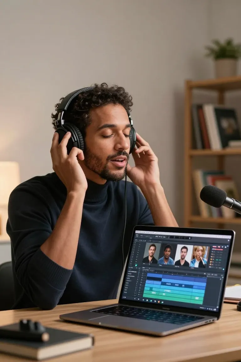 podcast narrativo — exemplo criado na Influenciador IA