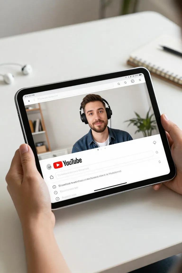 Video Podcast com IA: Rosto e Voz - Depois