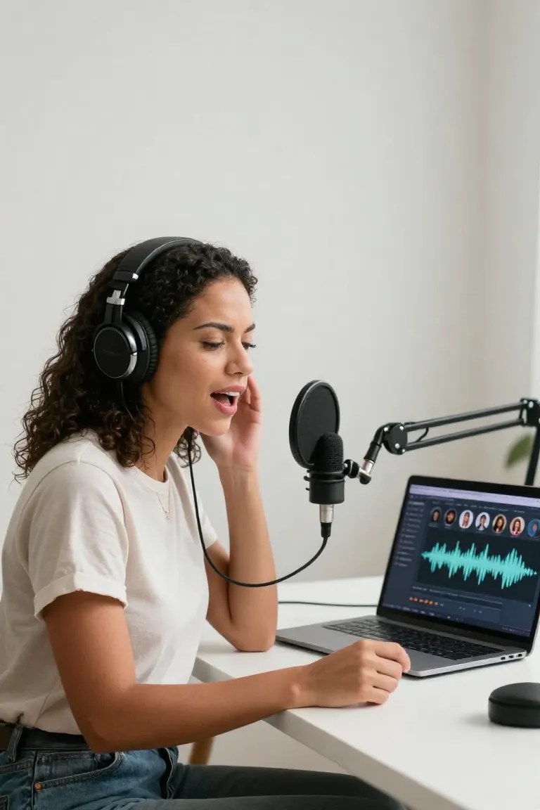 Voz Podcast: Áudio Natural com IA - Depois