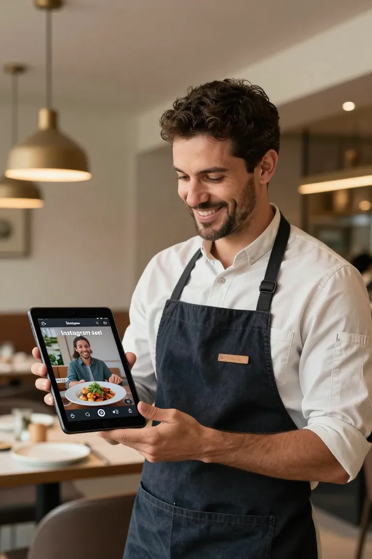 Reels para Restaurantes com IA - Depois