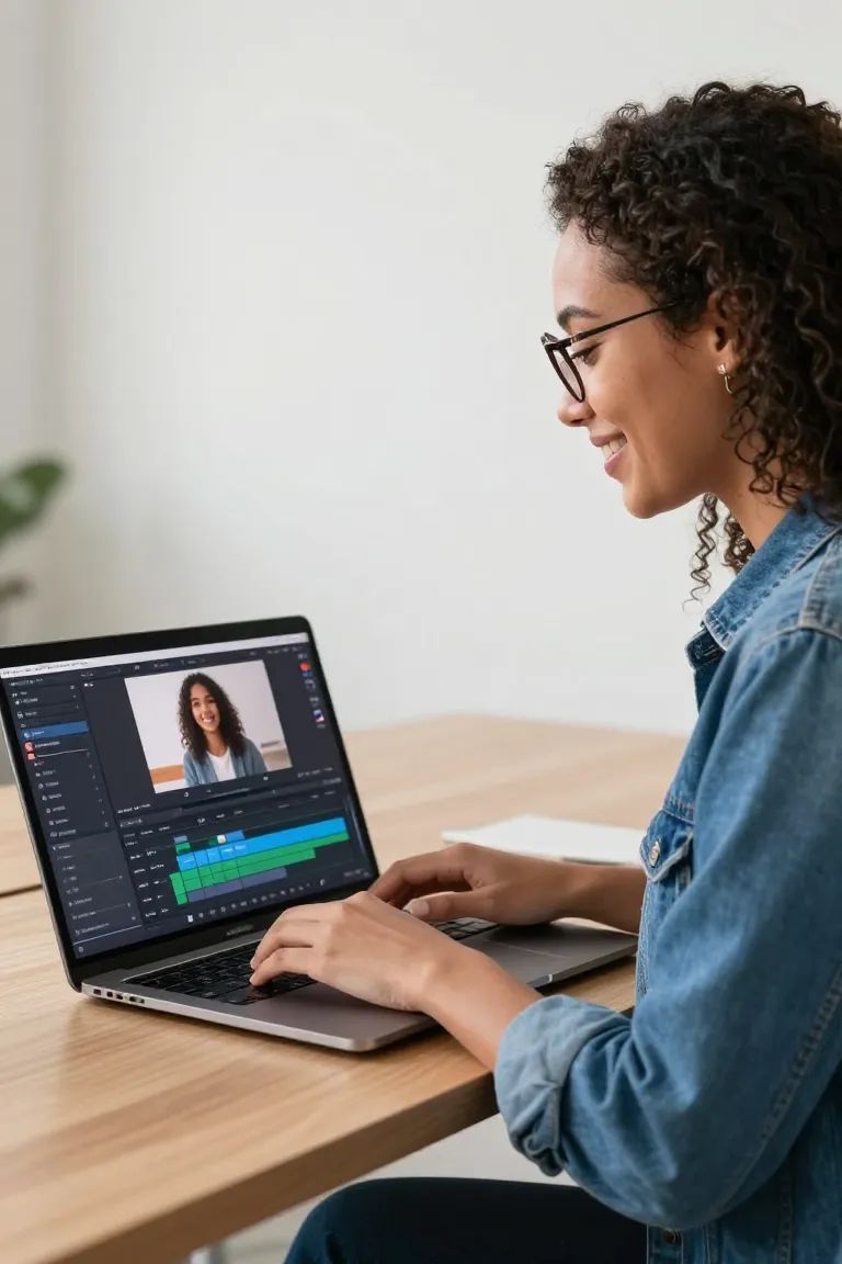 Editor de Vídeo IA: Edite sem Técnica - Depois