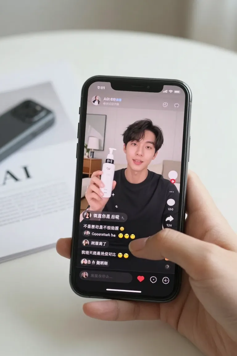 ugc video — exemplo criado na Influenciador IA