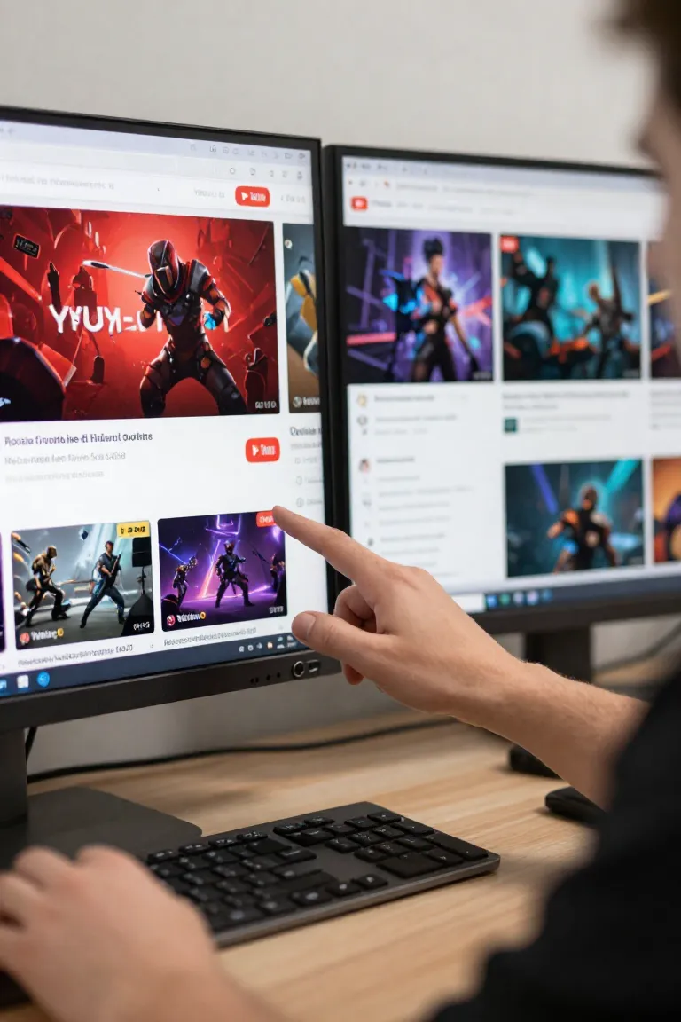thumbnail valorant — exemplo criado na Influenciador IA