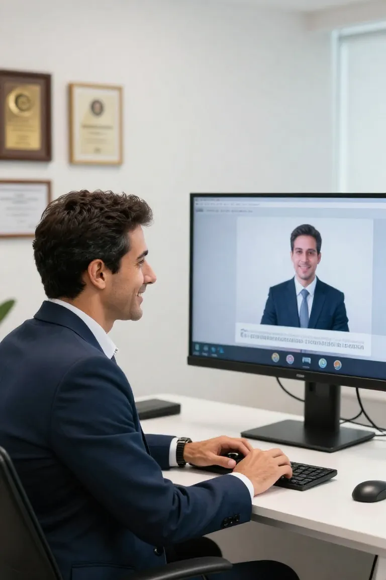 Vídeo Institucional IA Profissional - Depois