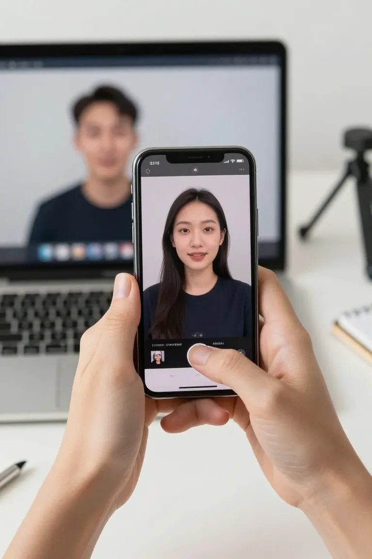 como fazer video com foto no celular — exemplo criado na Influenciador IA