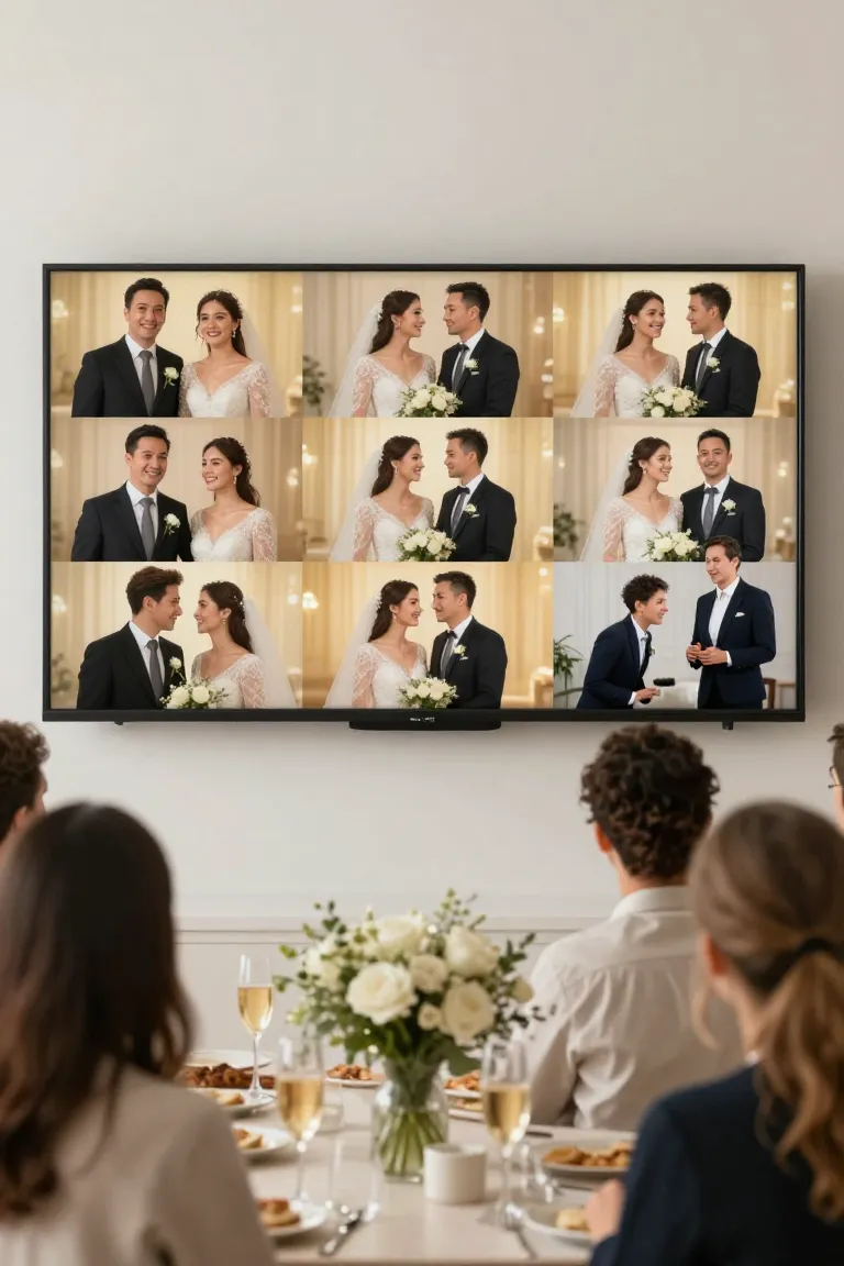 Vídeo para Bodas: Homenagem com IA - Depois