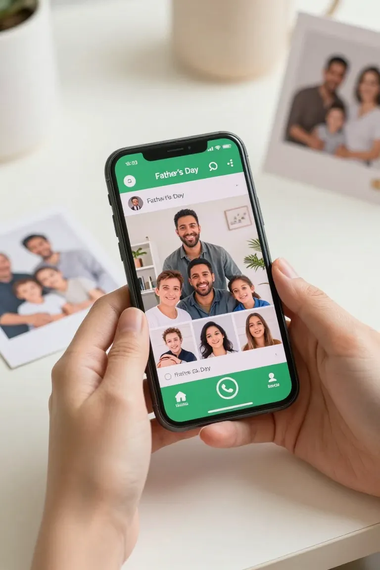 fazer video para dia dos pais — exemplo criado na Influenciador IA
