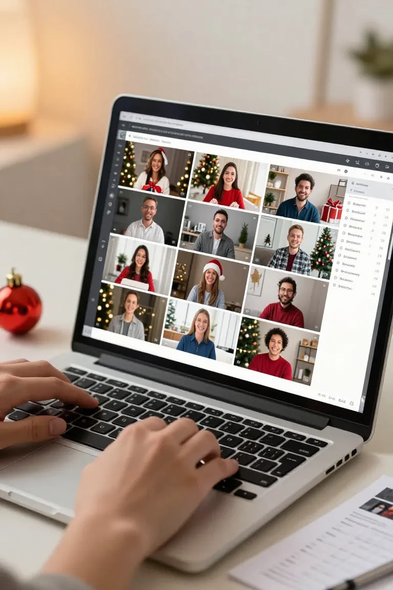 fazer video de natal — exemplo criado na Influenciador IA