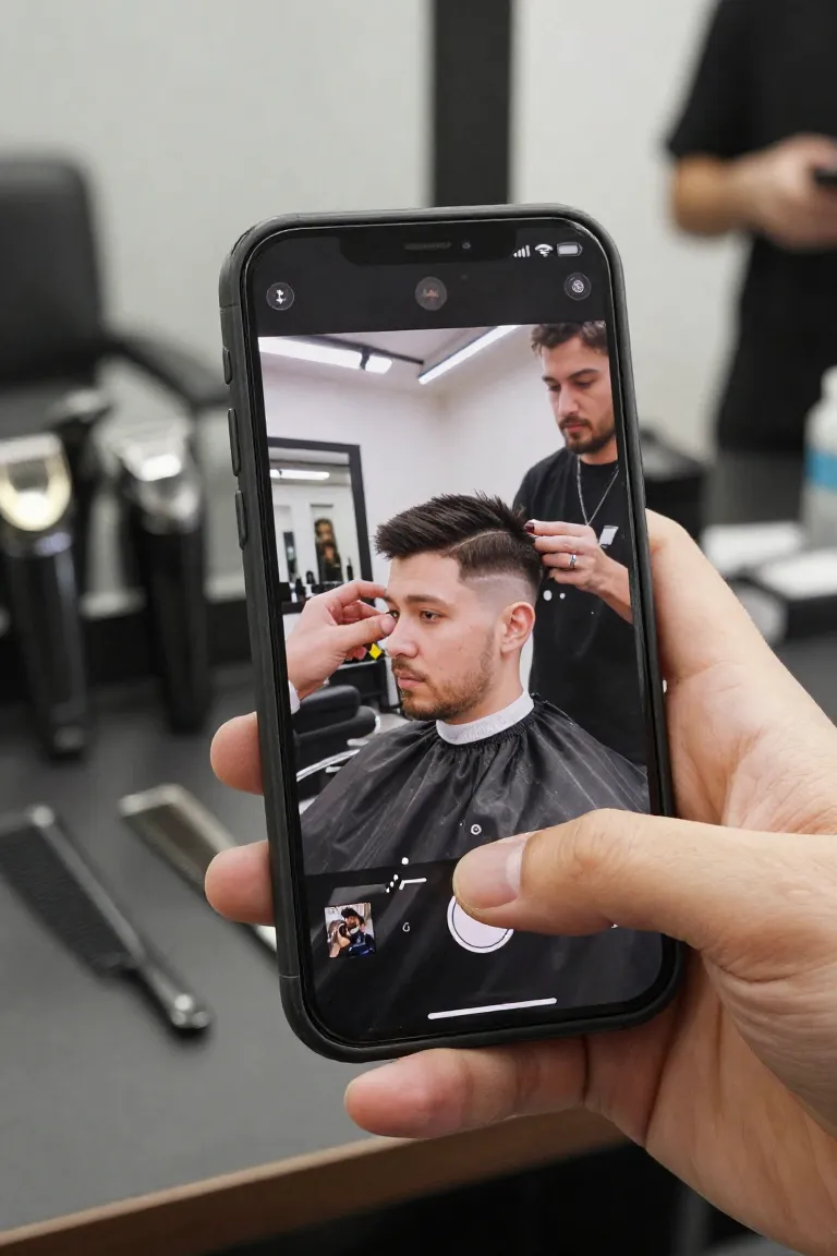 video de barbearia - 2