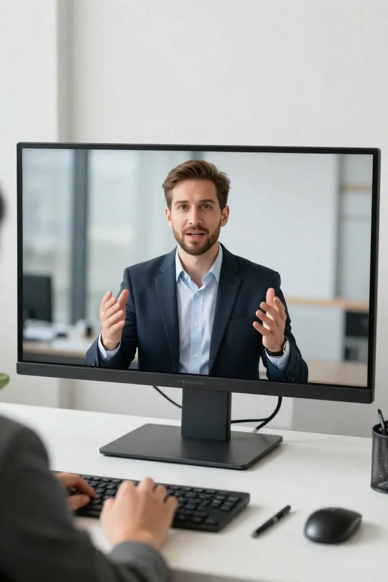video institucional — exemplo criado na Influenciador IA