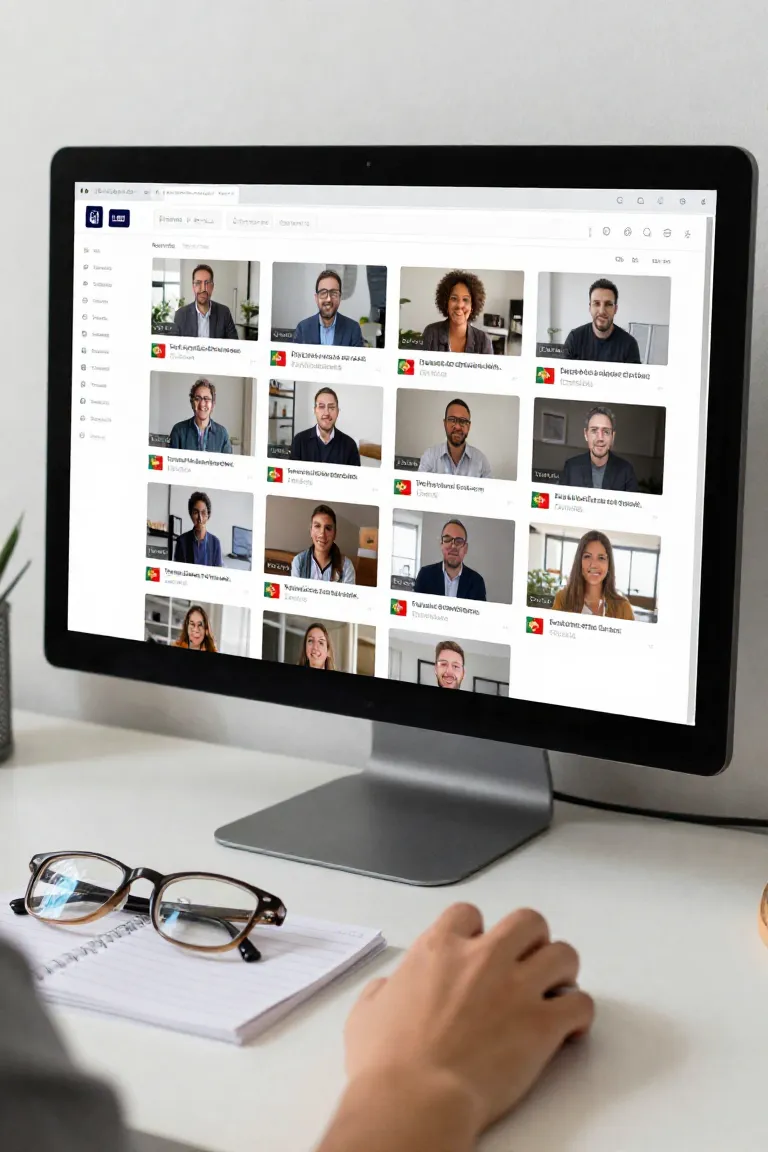 dublar video para curso — exemplo criado na Influenciador IA