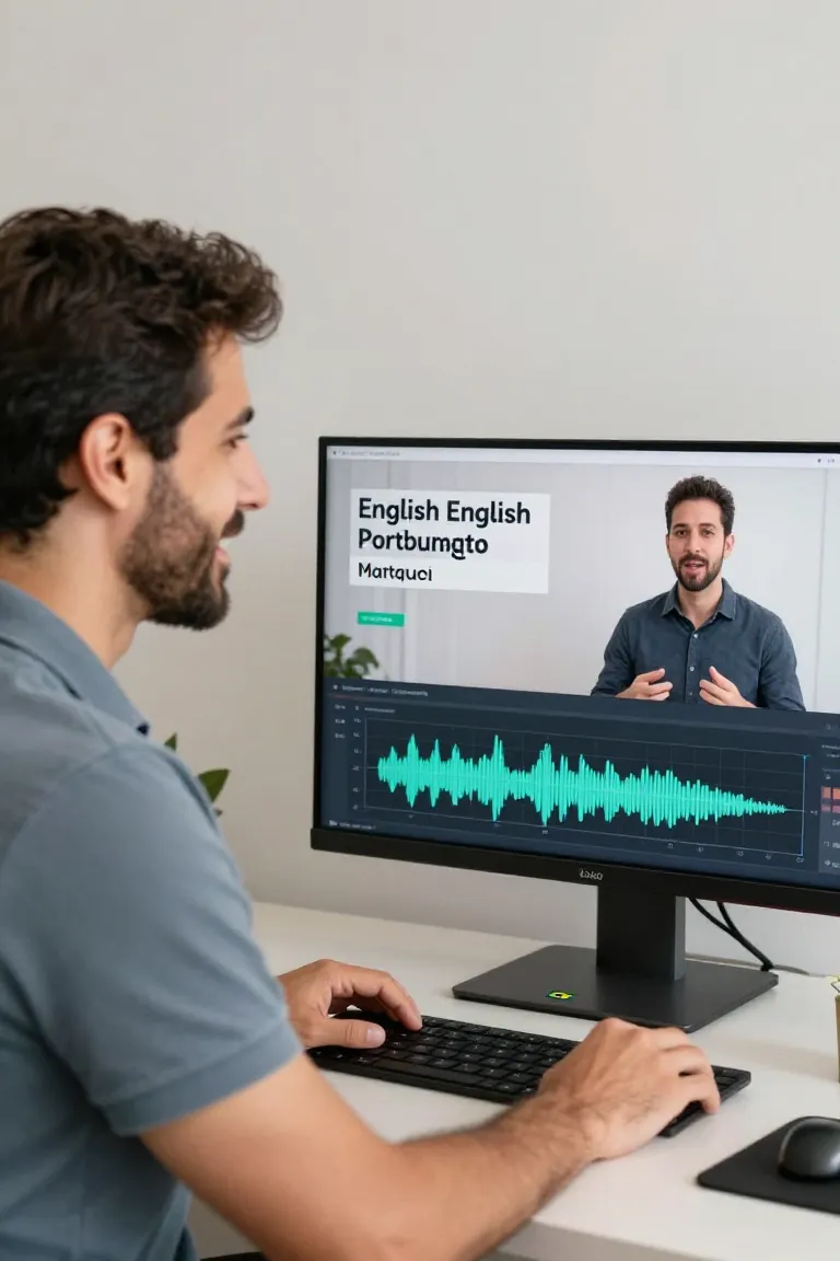 Traduzir Vídeo para Português com IA - Depois