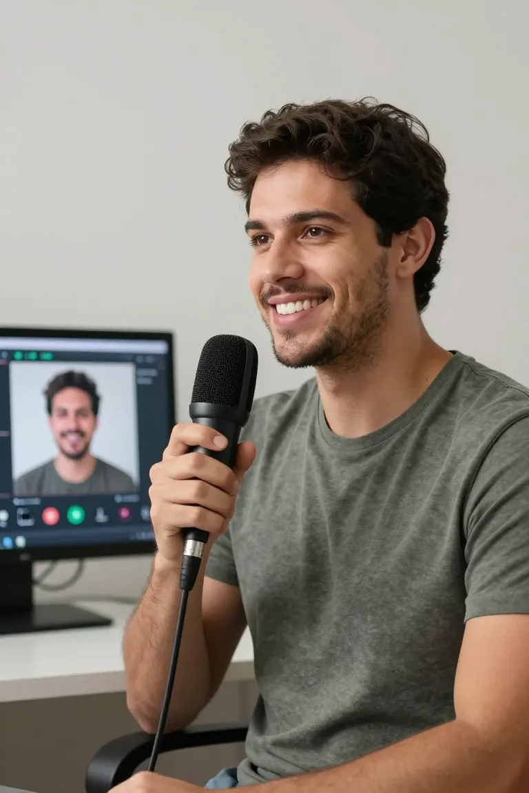 Dublar Vídeo com Voz Clonada por IA - Depois