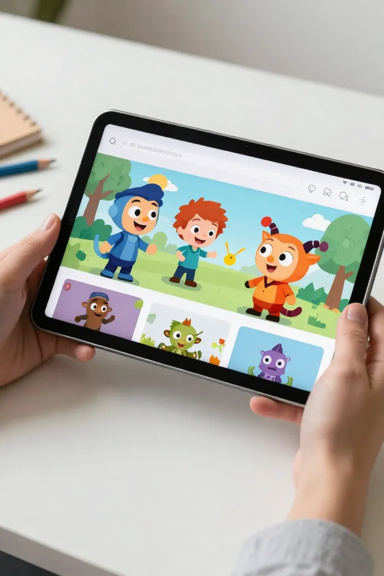 editor de video animado — exemplo criado na Influenciador IA