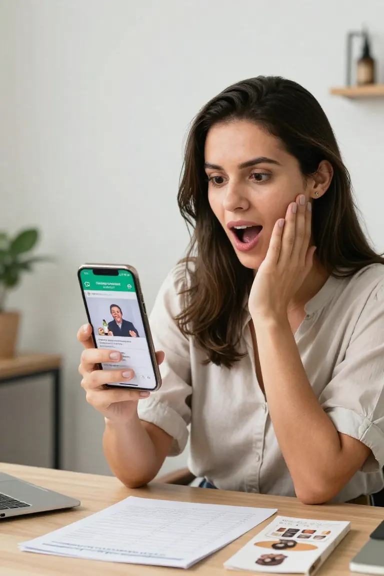 Deepfake WhatsApp: Vídeos Virais - Depois