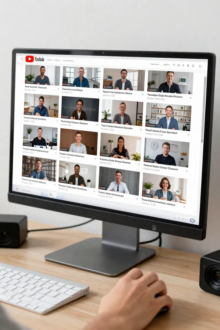 deepfake youtube — exemplo criado na Influenciador IA