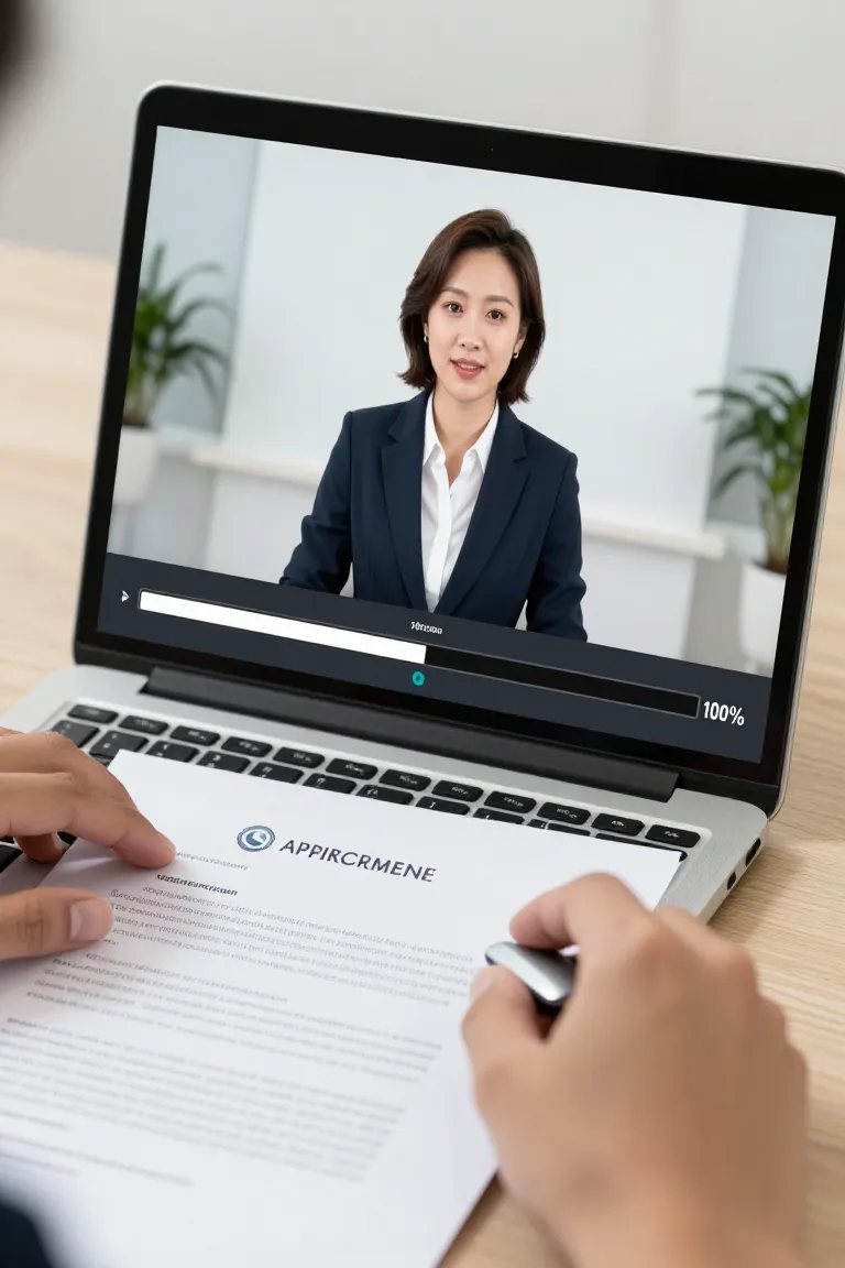 video institucional com ia — exemplo criado na Influenciador IA