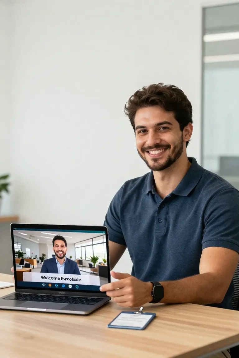 video de onboarding — exemplo criado na Influenciador IA