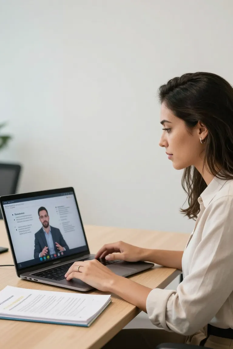 video para treinamento — exemplo criado na Influenciador IA