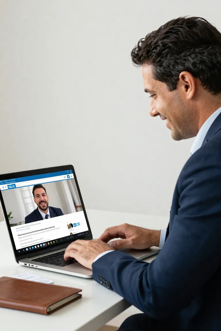 foto falando para linkedin - 2