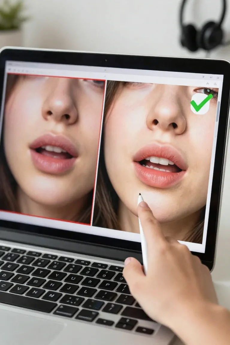 Sincronização Labial IA Realista - Antes