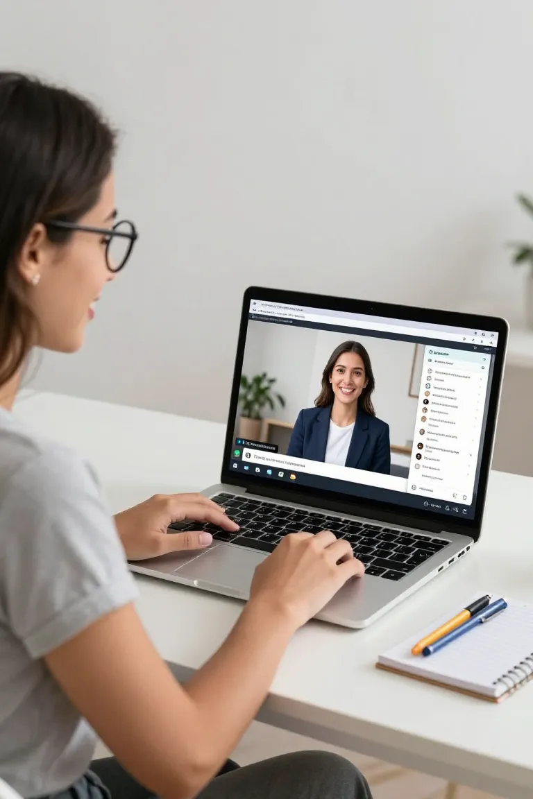 criar video com legenda — exemplo criado na Influenciador IA