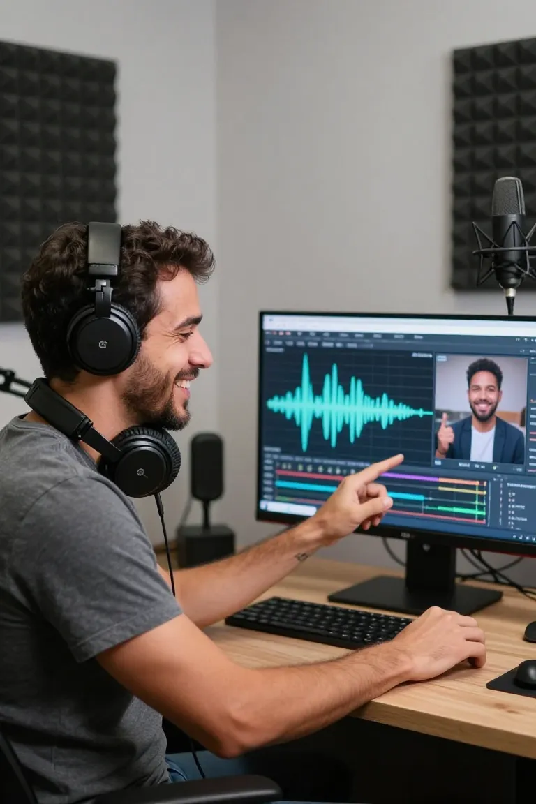 transformar audio em video com ia - 2