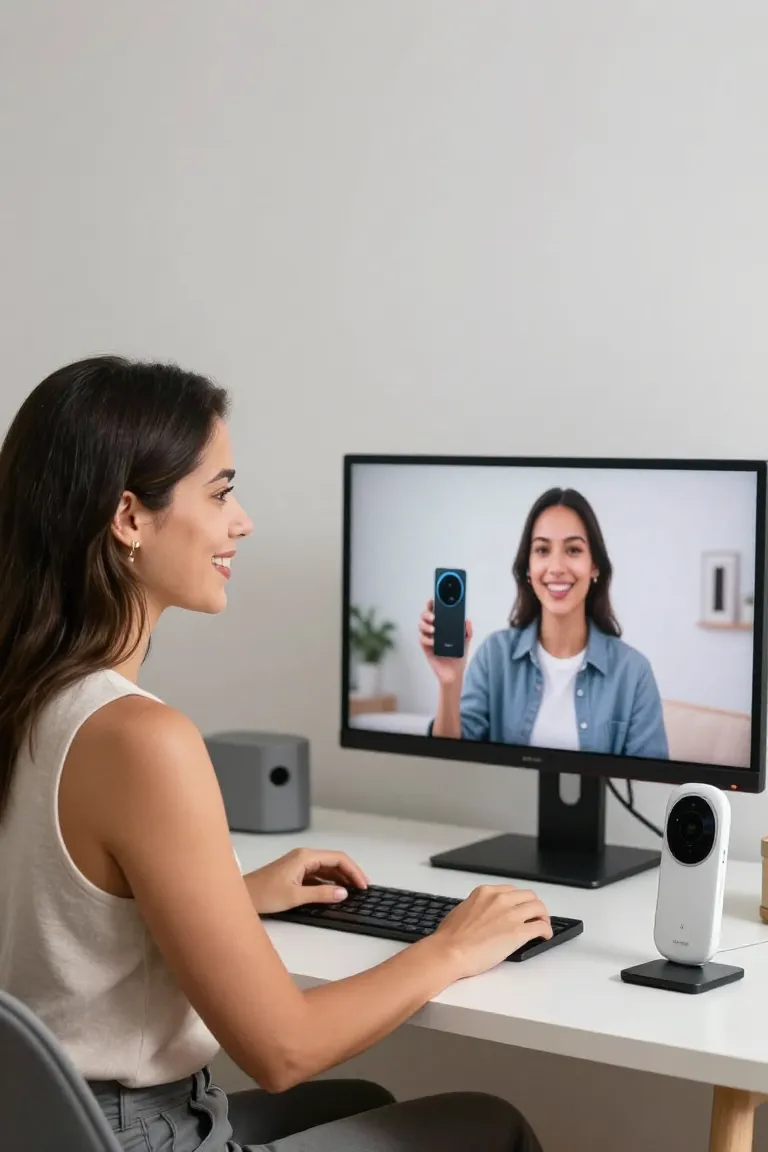 video review sem aparecer — exemplo criado na Influenciador IA
