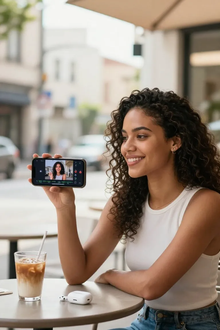 Criar Vídeos com IA pelo Celular - Depois