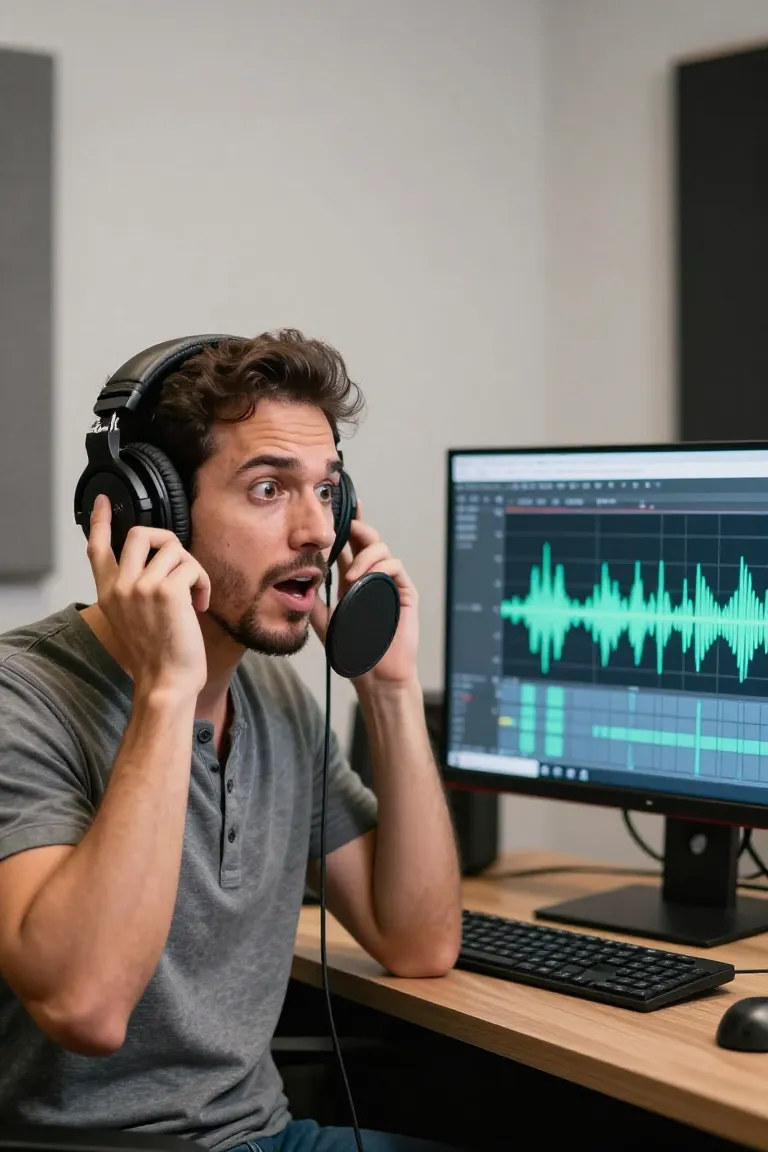 Gerador de Voz Realista com IA - Depois