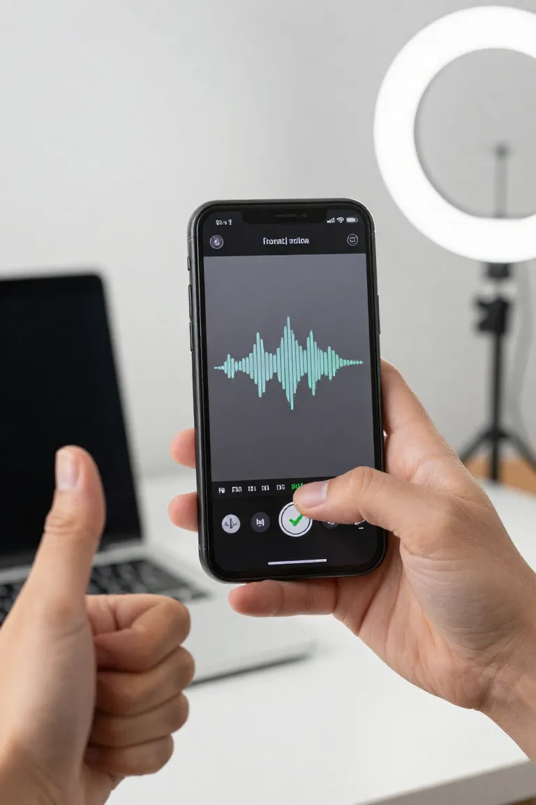 Voz para Vídeo: Pronta em Minutos - Depois