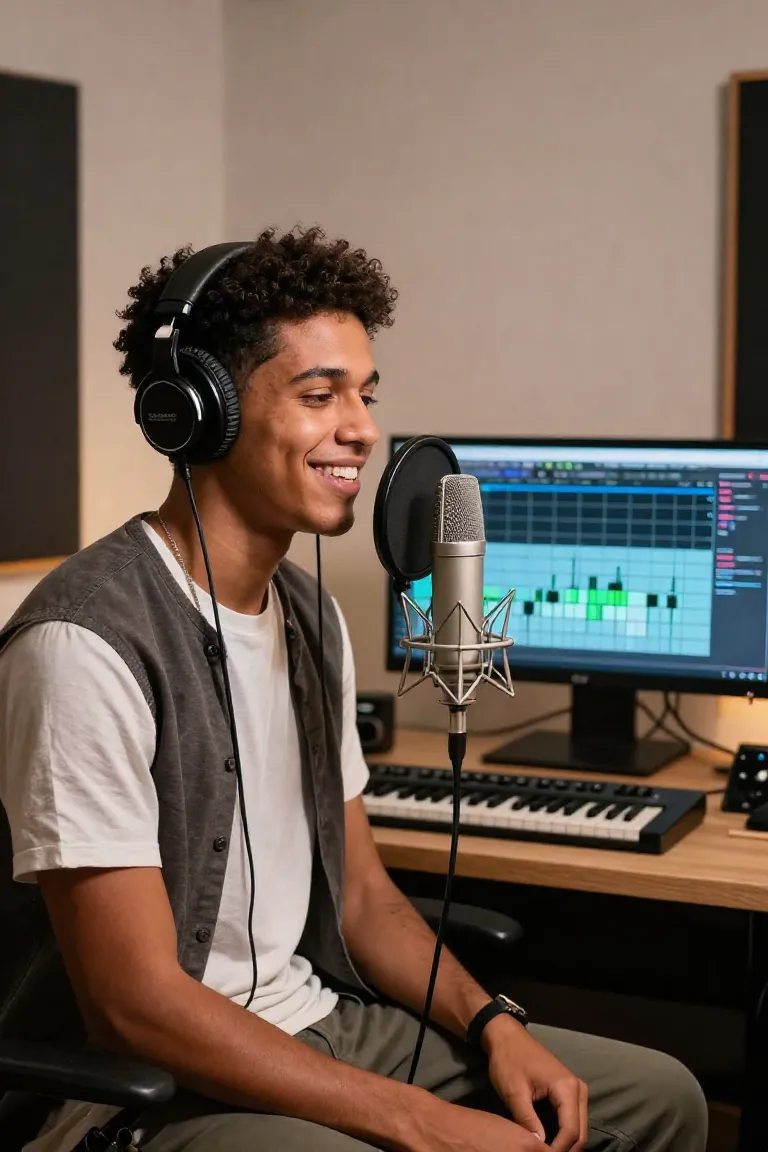 autotune ia — exemplo criado na Influenciador IA